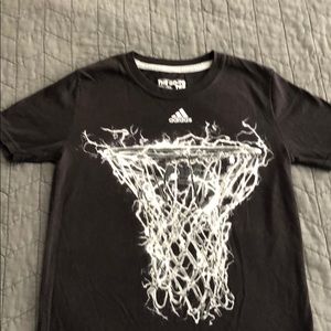 Adidas boys basketball tshirt